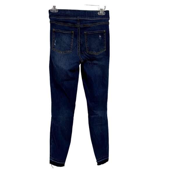 Spanx Distressed Ankle Skinny Jeans Medium Wash Size XS - Picture 3 of 8